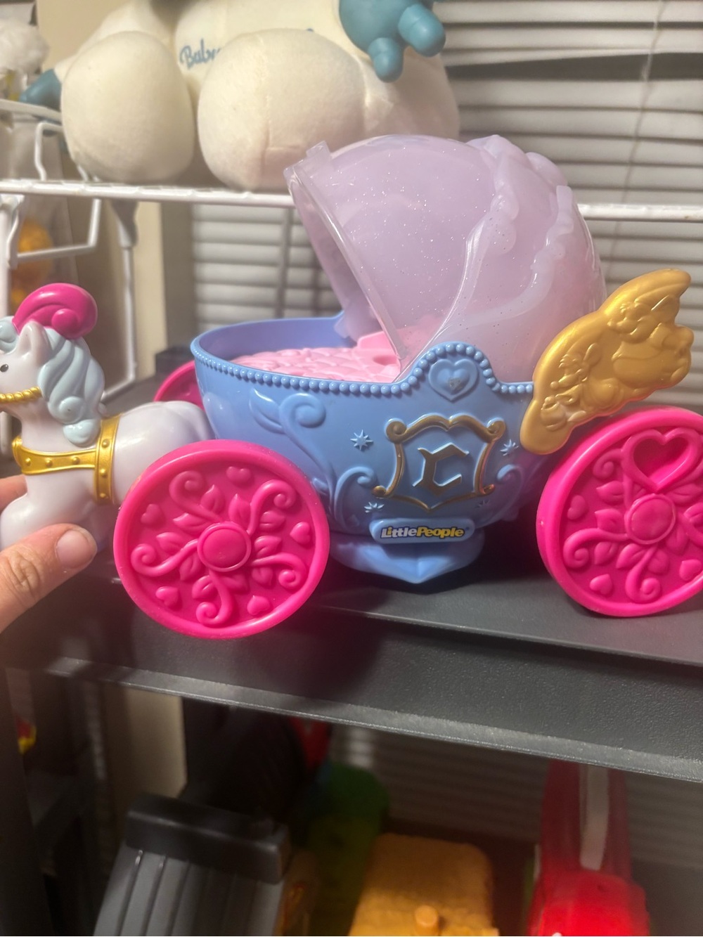 Fisher Price Little People Disney Princess Cinderella Musical Carriage and Horse